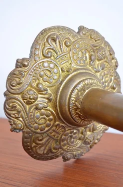 Clearance Pamono Antique Brass Candlestick, 1880s