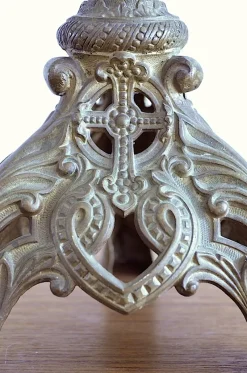 Clearance Pamono Antique Brass Candlestick, 1880s