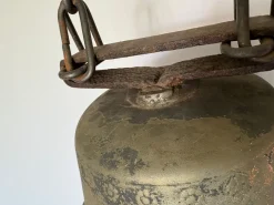 Pamono Antique Bronze Bell, Italy, 1870s><noscript><img width=