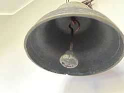 Pamono Antique Bronze Bell, Italy, 1870s><noscript><img width=
