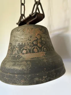 Pamono Antique Bronze Bell, Italy, 1870s><noscript><img width=