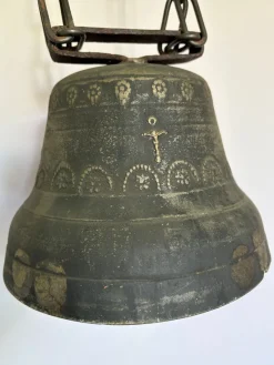 Pamono Antique Bronze Bell, Italy, 1870s><noscript><img width=