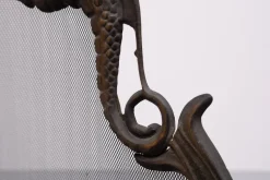 Pamono Antique Bronze Firescreen, England, 1880s