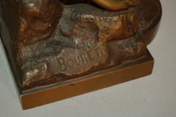 Pamono Antique Bronze Sculpture from Eutrope Bouret