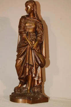 Pamono Antique Bronze Sculpture from Eutrope Bouret