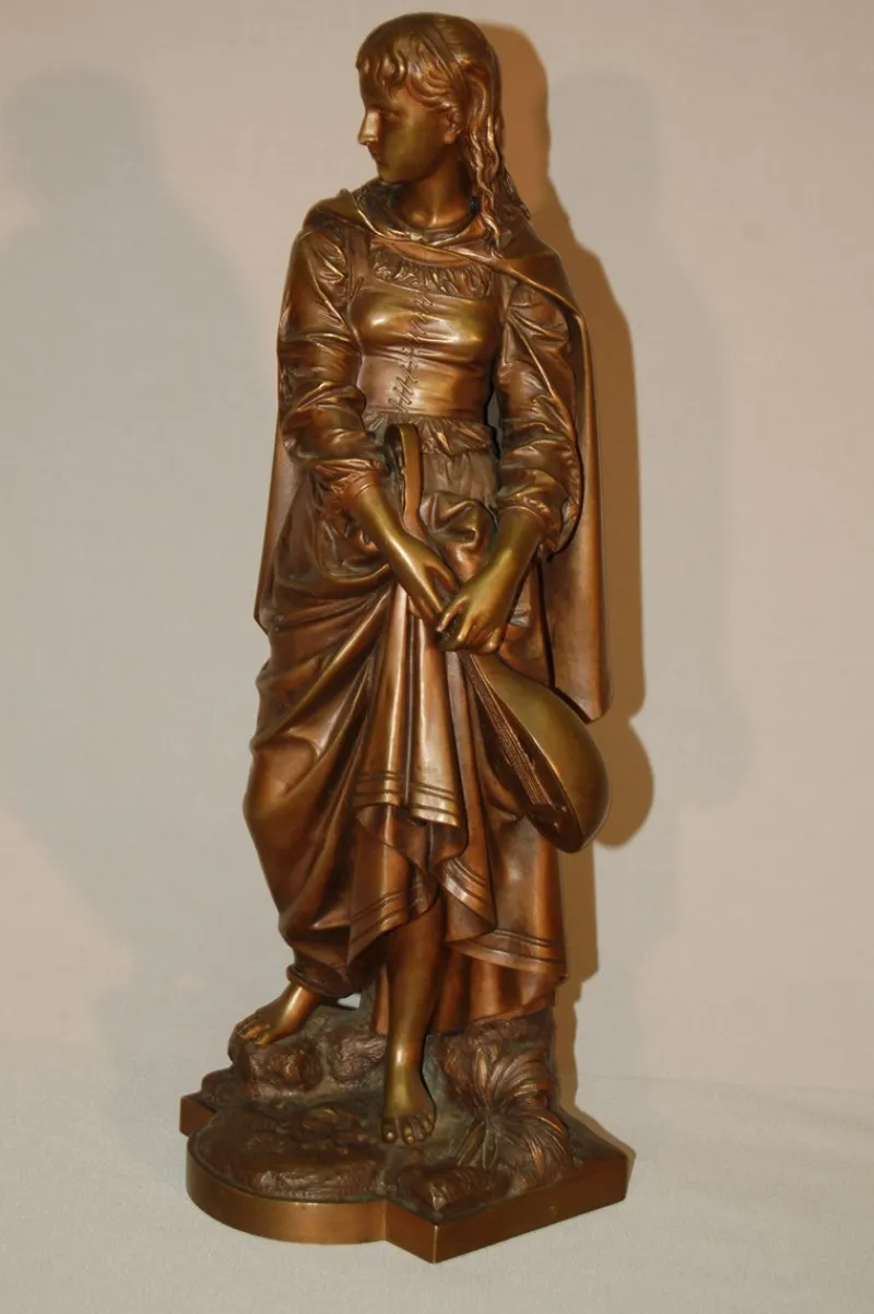 Pamono Antique Bronze Sculpture from Eutrope Bouret
