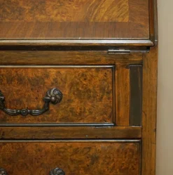 Pamono Antique Burr and Burl Walnut Secretaire, 1900s><noscript><img width=