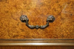 Pamono Antique Burr and Burl Walnut Secretaire, 1900s><noscript><img width=