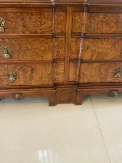Pamono Antique Burr Walnut Dressing Table, 1920><noscript><img width=