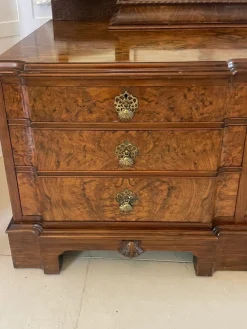 Pamono Antique Burr Walnut Dressing Table, 1920><noscript><img width=