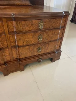 Pamono Antique Burr Walnut Dressing Table, 1920><noscript><img width=