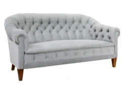 Pamono Antique Buttonback Sofa and Chairs, 1900, Set of 3><noscript><img width=