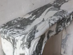 Online Pamono Antique Calacatta Marble Fireplace Mantel