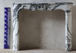 Online Pamono Antique Calacatta Marble Fireplace Mantel