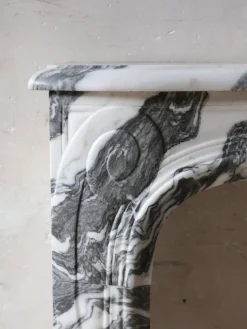Online Pamono Antique Calacatta Marble Fireplace Mantel