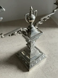 Pamono Antique Candleabra from Walker & Hall, 1900s><noscript><img width=