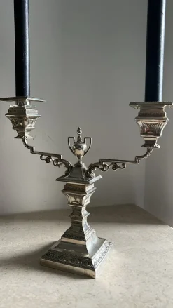 Pamono Antique Candleabra from Walker & Hall, 1900s><noscript><img width=