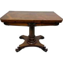 Pamono Antique Card Table, 1880