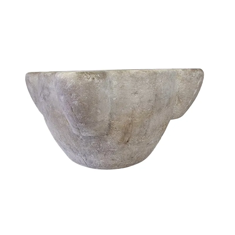 Pamono Antique Carrara Marble Mortar, 1700s> Dinnerware Accessories