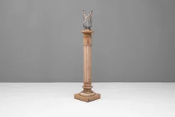 Pamono Antique Carved Column, 1900s><noscript><img width=