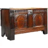 New Pamono Antique Carved Oak Coffer, 1700s