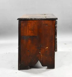 New Pamono Antique Carved Oak Coffer, 1700s