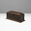 New Pamono Antique Carved Trunk, 1800s