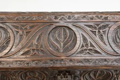 New Pamono Antique Carved Trunk, 1800s