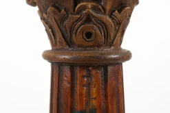 Sale Pamono Antique Carved Wood Corinthian Column, France, 1890s