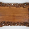 Pamono Antique Carved Wood Tray, 1900s> Trays