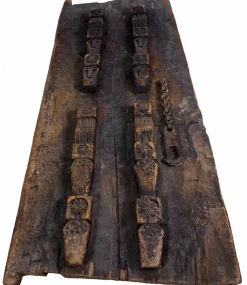 Discount Pamono Antique Carved Wooden Door, Nuristan, Afghanistan
