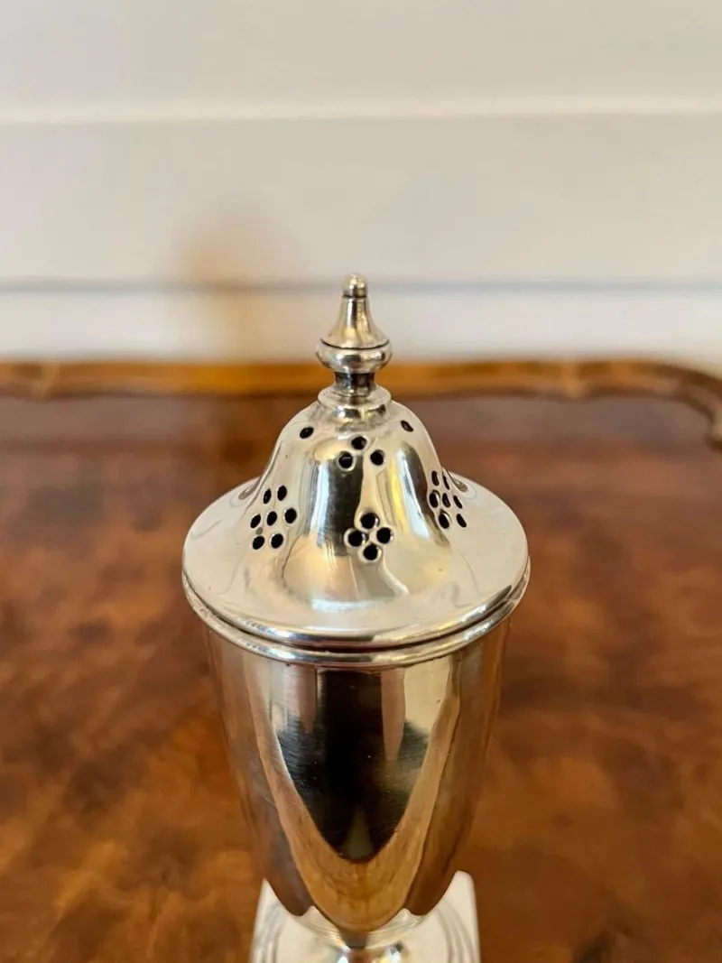 Outlet Pamono Antique Cased Sterling Silver Condiment Set, Set of 4