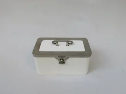 Pamono Antique Ceramic Box from Wächtersbach & WMF> Trunks Crates & Baskets