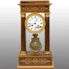 Pamono Antique Charles X Clock in Exotic Fine Woods, France, 19th Century> Clocks