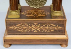 Pamono Antique Charles X Clock in Exotic Fine Woods, France, 19th Century> Clocks