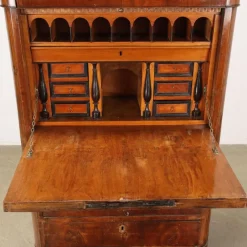 New Pamono Antique Charles X Secretaire in Walnut