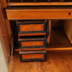 New Pamono Antique Charles X Secretaire in Walnut