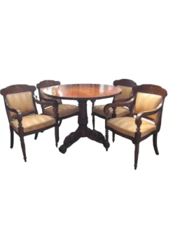 Outlet Pamono Antique Charles X Style Armchairs, 1850, Set of 4