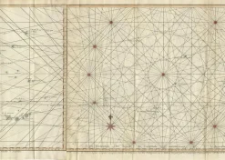 Pamono Antique Chart of the Mid-Pacific Ocean by Anson, 1784><noscript><img width=