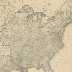 Discount Pamono Antique Chart of the US Illiteracy, 1874