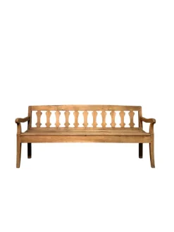 Pamono Antique Cherrywood Bench, 1800s> Benches
