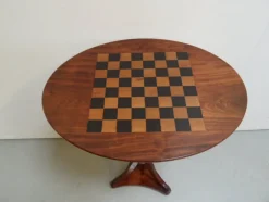 New Pamono Antique Chess Table in Mahogany