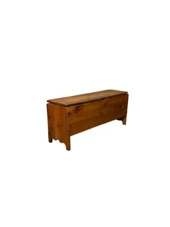 Pamono Antique Chest in Larch, 1890s><noscript><img width=
