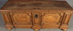 Outlet Pamono Antique Chest in Walnut, 1730
