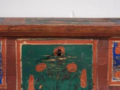 Pamono Antique Chest with Hand-Painted Floral Motifs, 1907><noscript><img width=