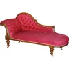 Pamono Antique Chesterfield Chaise Lounge from Howard & Sons> Daybeds & Chaises Lounges