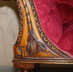 Pamono Antique Chesterfield Chaise Lounge from Howard & Sons><noscript><img width=