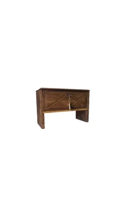 Pamono Antique Chestnut Chest, 1800s><noscript><img width=