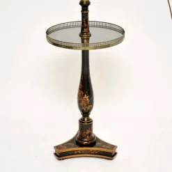 Outlet Pamono Antique Chinoiserie Lacquered Floor Lamp Table, 1900s