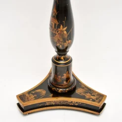 Outlet Pamono Antique Chinoiserie Lacquered Floor Lamp Table, 1900s